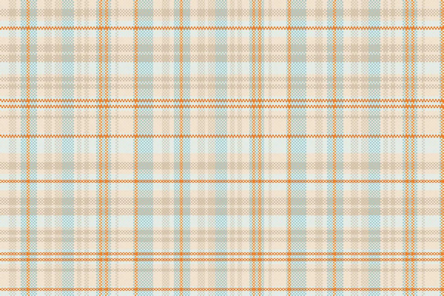 Tartan plaid pattern with texture and summer color. vector