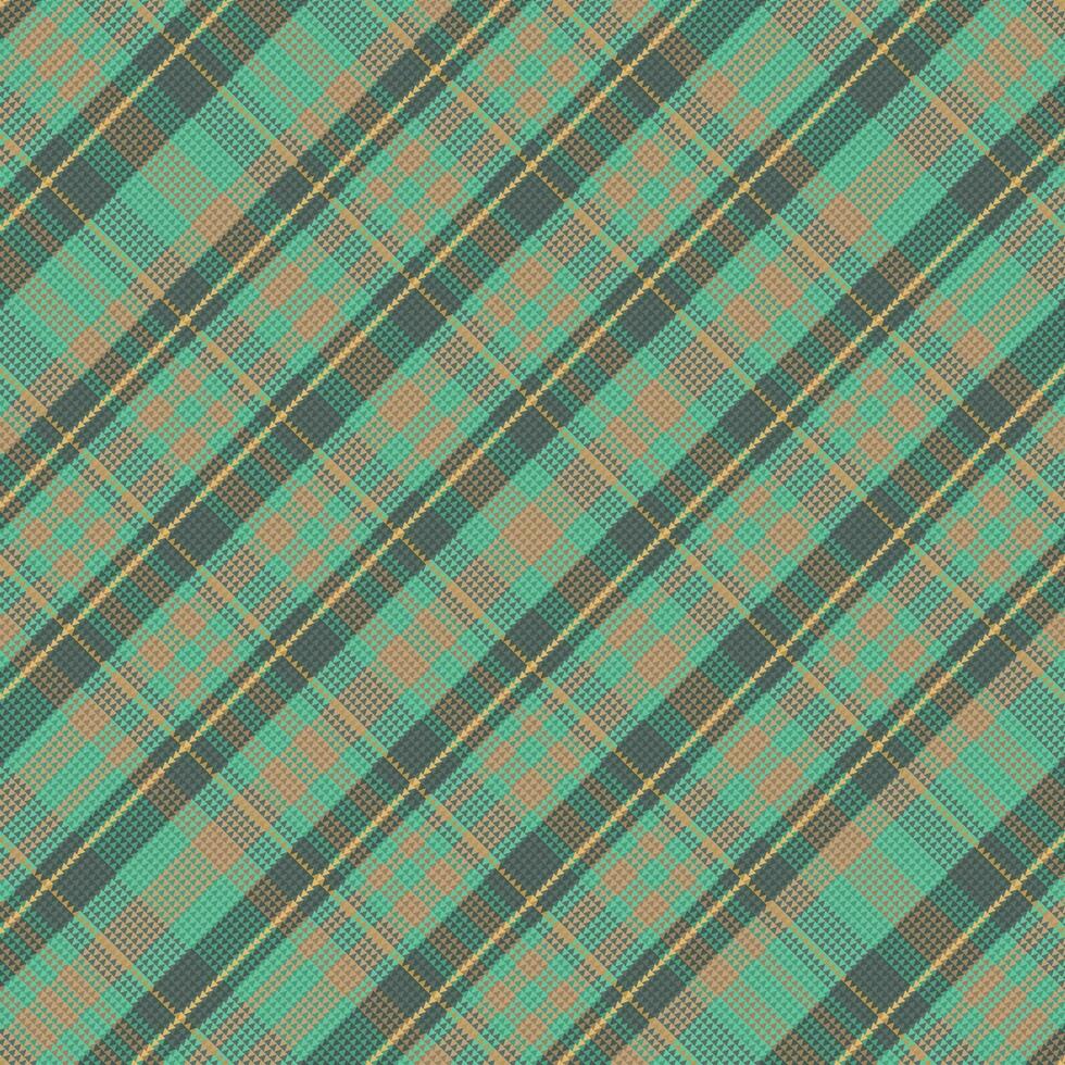 Tartan plaid pattern with texture and summer color. vector