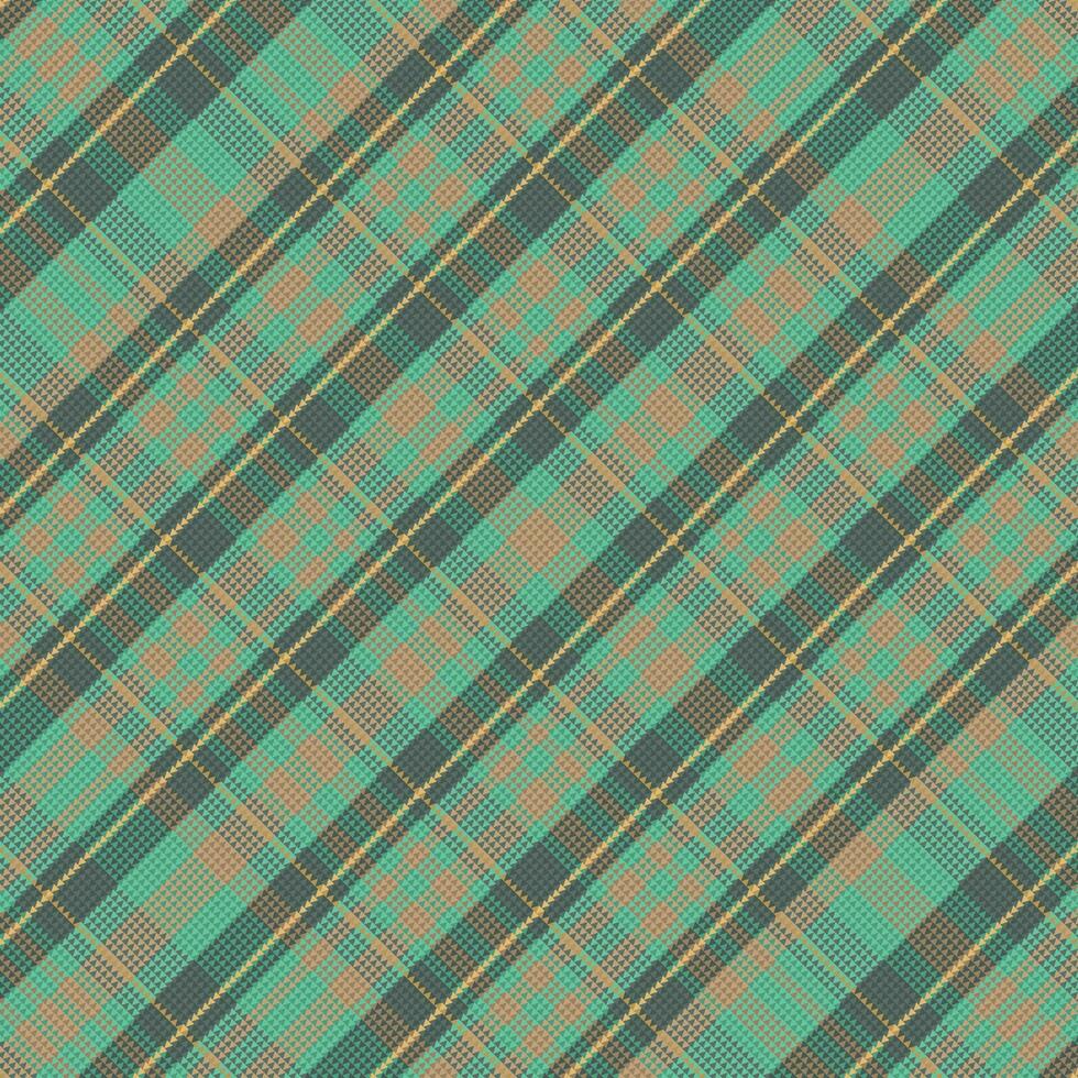 Tartan plaid pattern with texture and summer color. vector