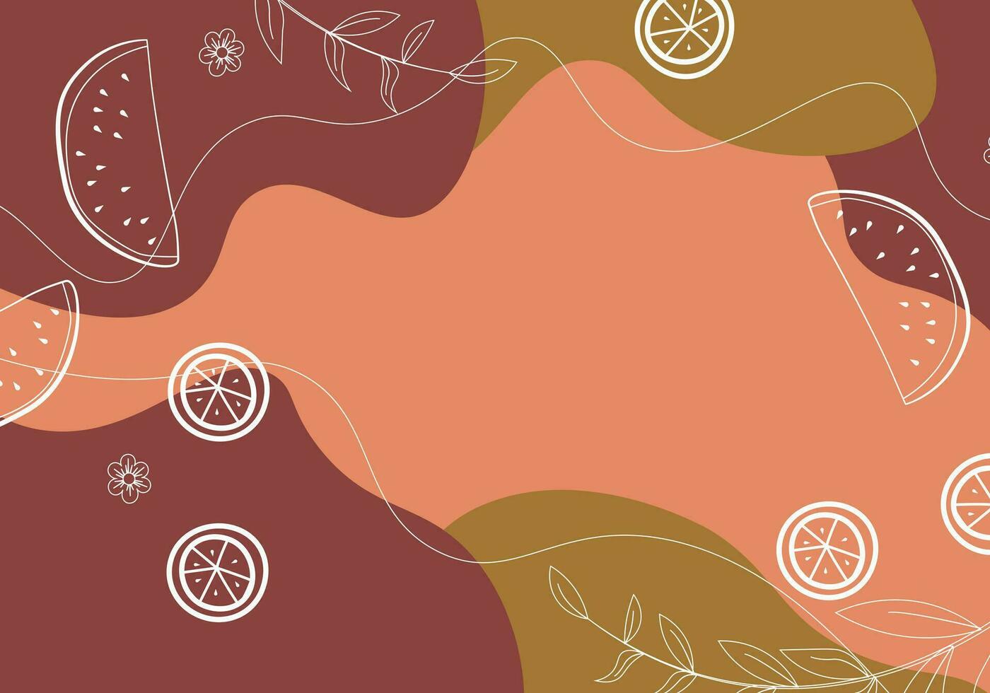 Hand drawn simple background. vector