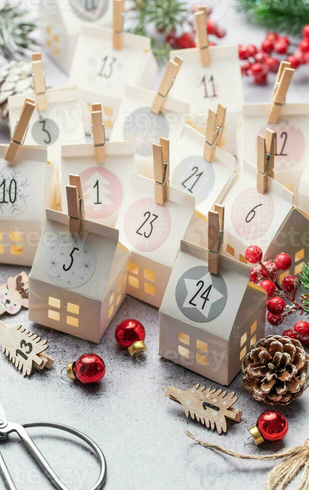 Advent calendar, Christmas gifts photo