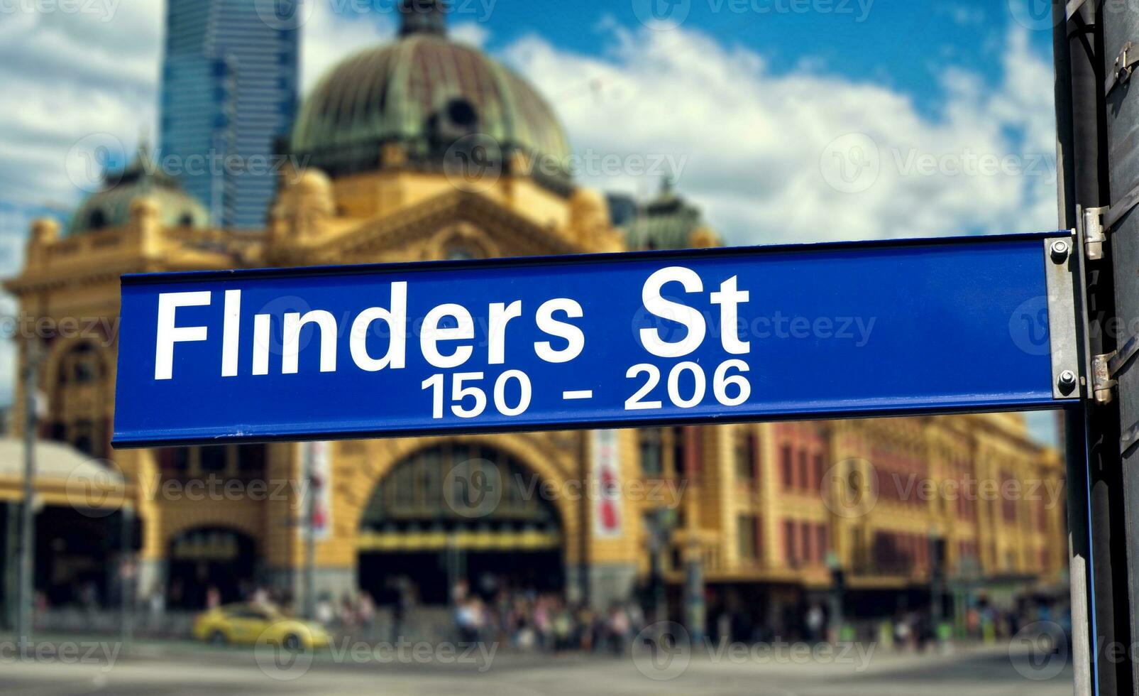 Flinders street Melbourne Australia photo