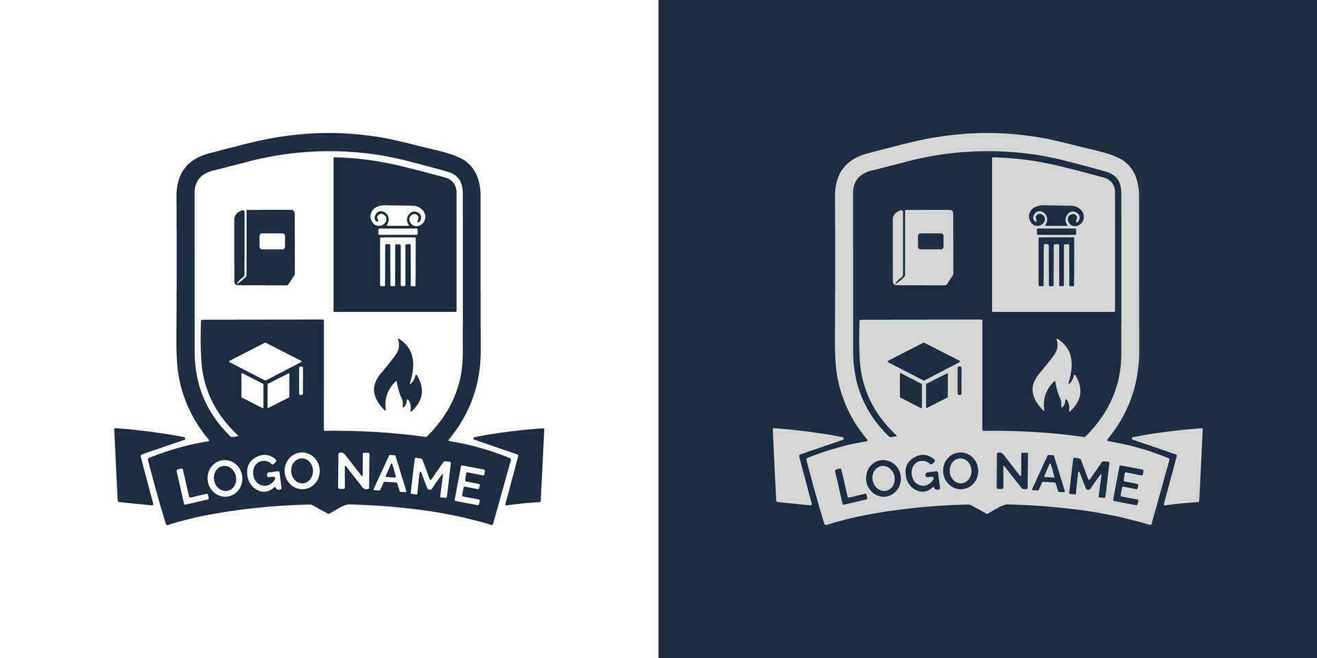 Education Logotype concept. Logo design template. Vector illustration.