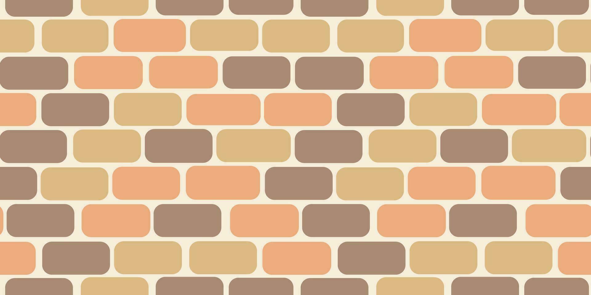 Vector pattern, abstract background, banner. Brick wall. Construction, brickwork. Stone texture. Dynamic colors, geometric shapes. Template for design of web banner, flyer.