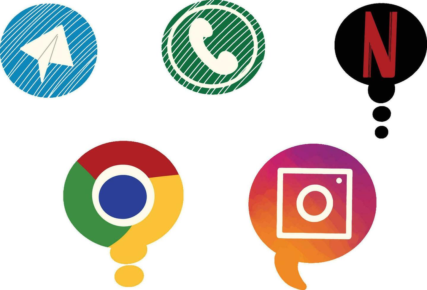 Social Media Icon vector
