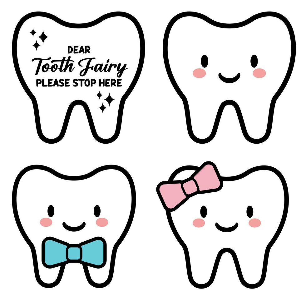 tooth faiiry drawings vector