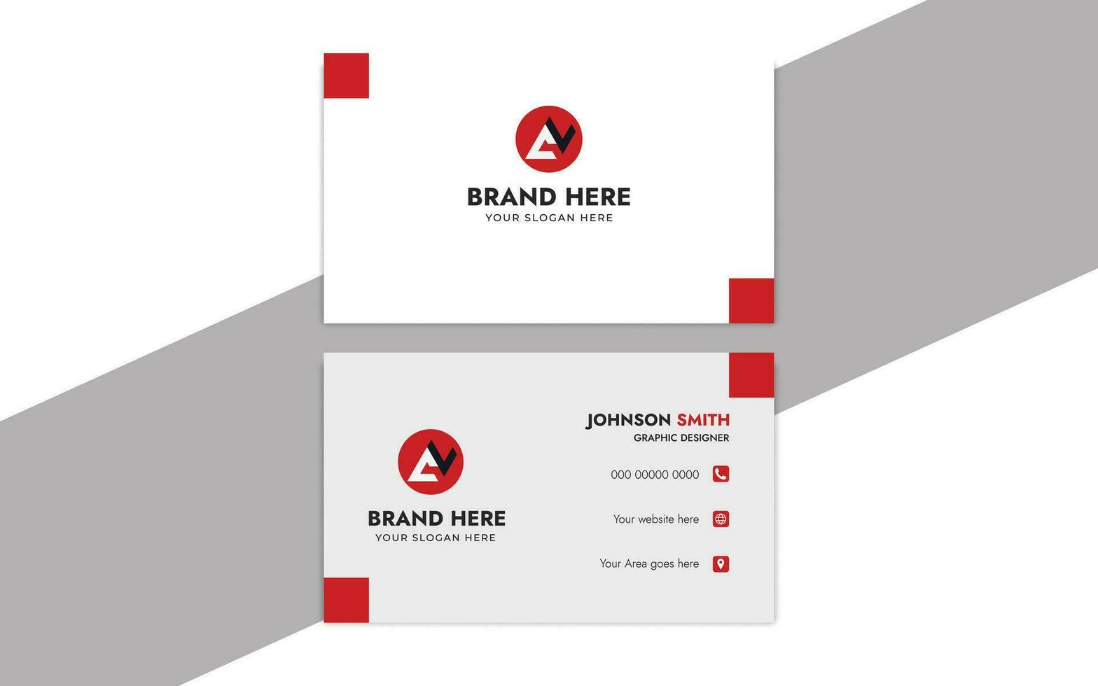 Free Business Card Design Template vector