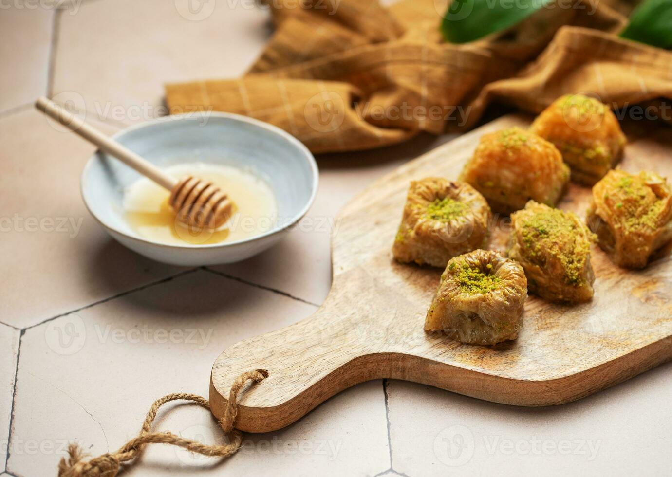 Turkish traditional baklava photo