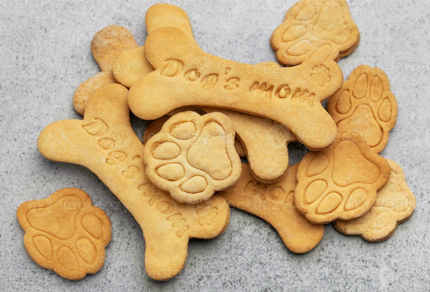 Homemade dog biscuits photo