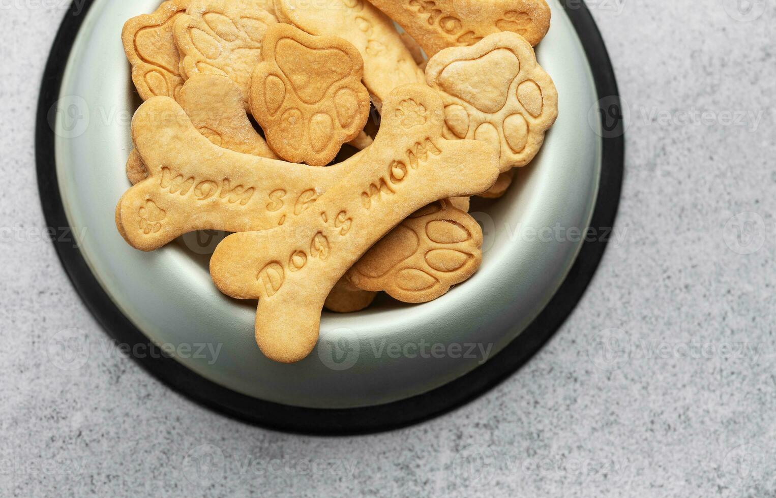 Homemade dog biscuits photo