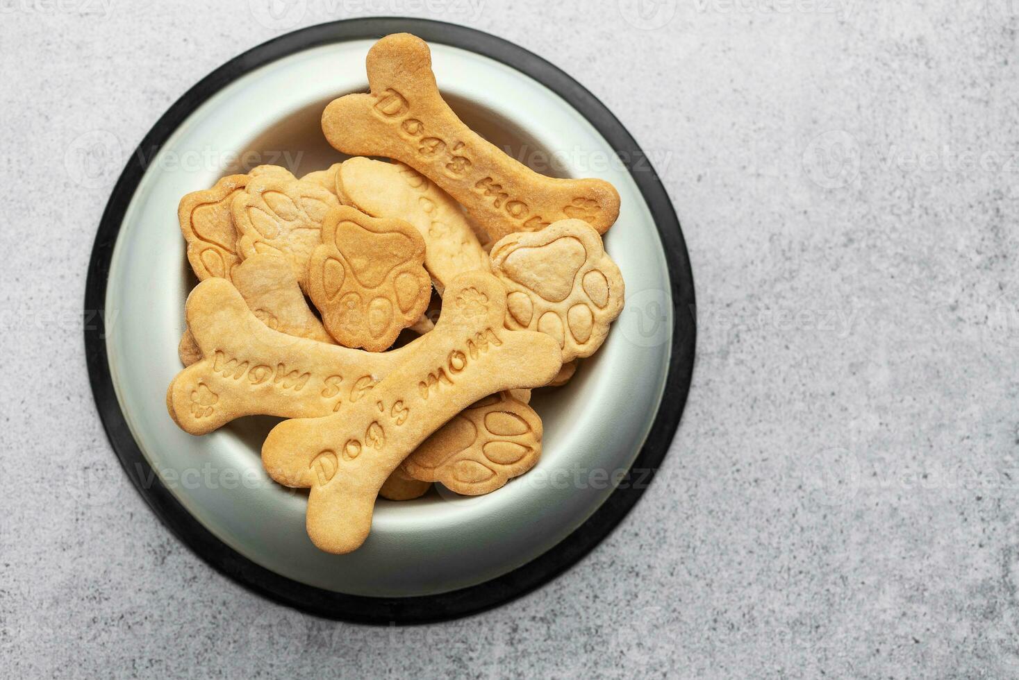 Homemade dog biscuits photo