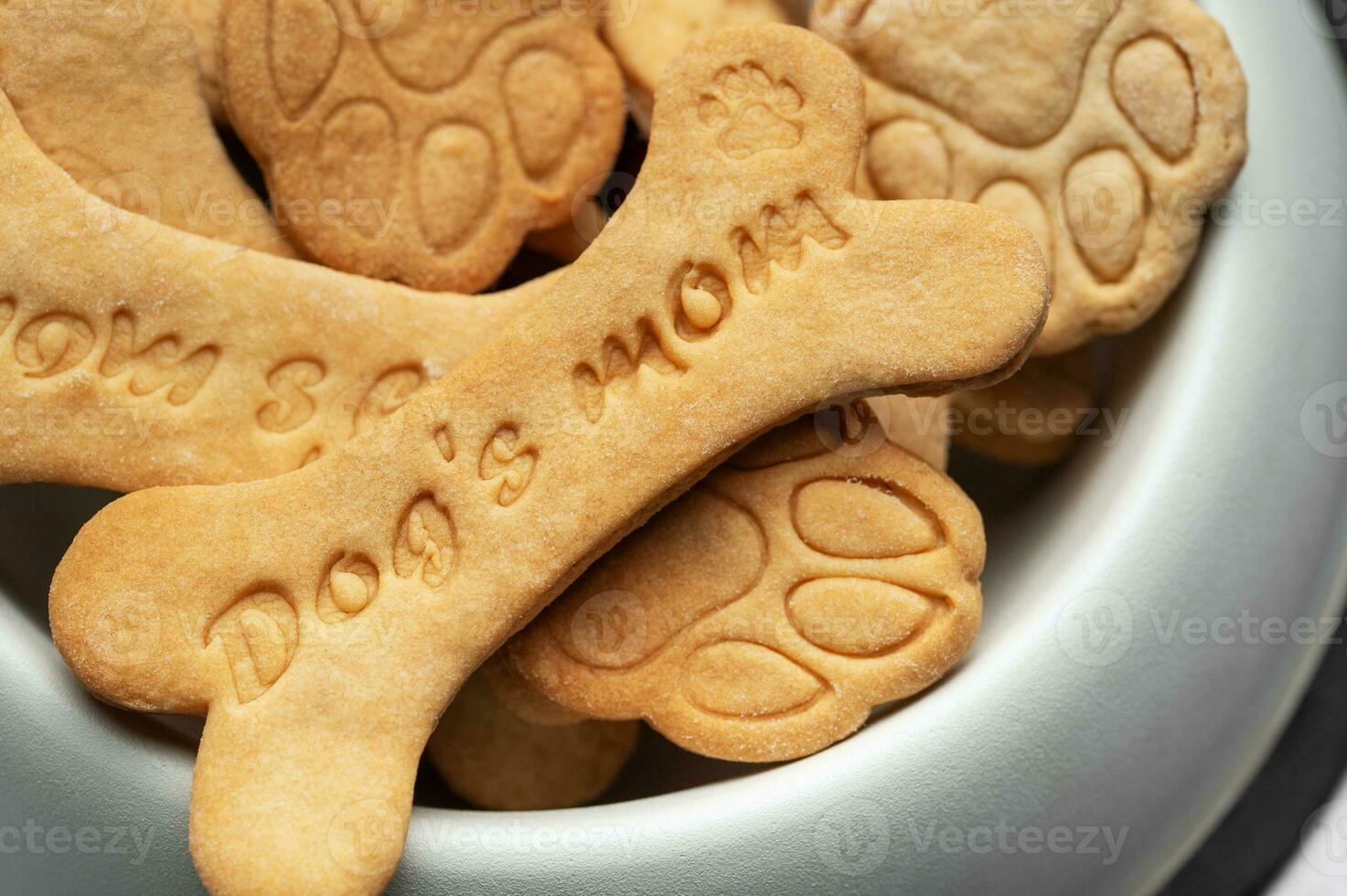Homemade dog biscuits photo