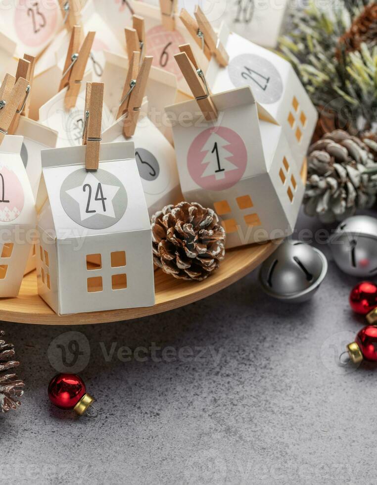 Advent calendar, Christmas gifts photo