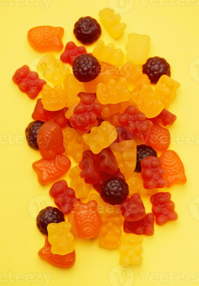 Vitamins for children,  gummy candy photo