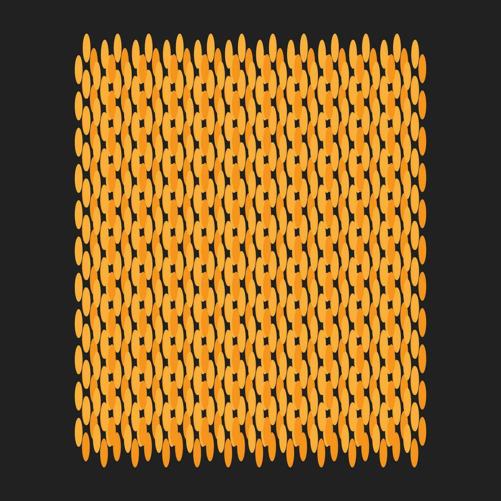 Abstract background illustration with a seamless pattern like a chain. vector