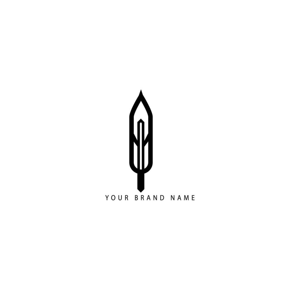 simple minimalist logo design vector