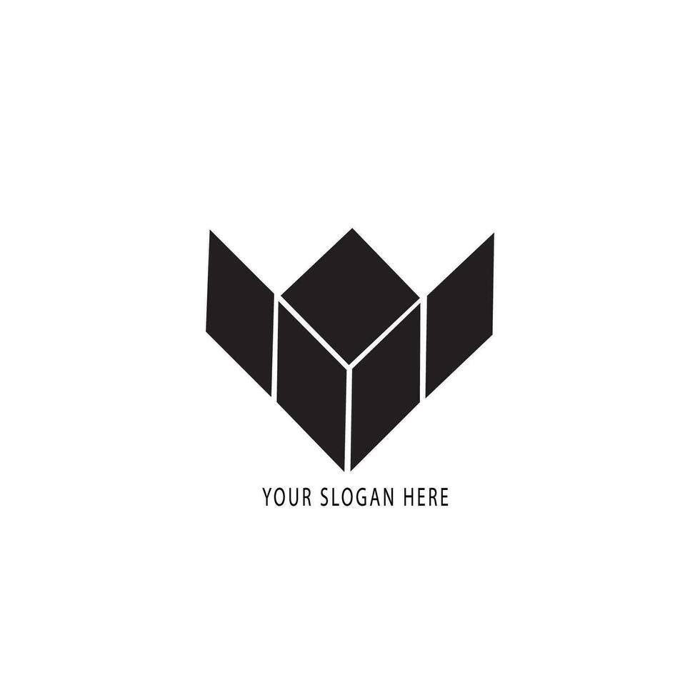 simple minimalist logo design vector