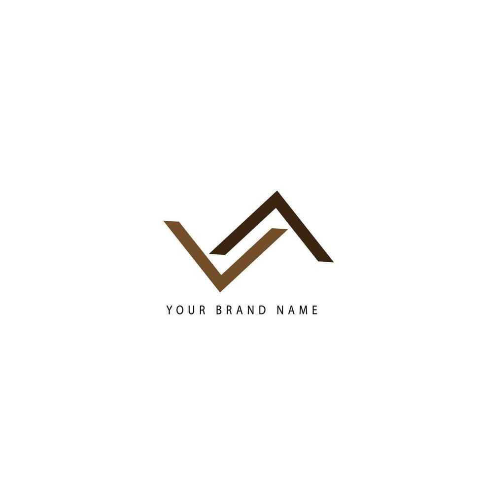 simple minimalist logo design vector