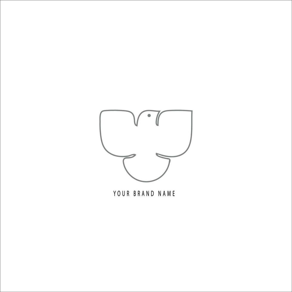 simple minimalist logo design vector