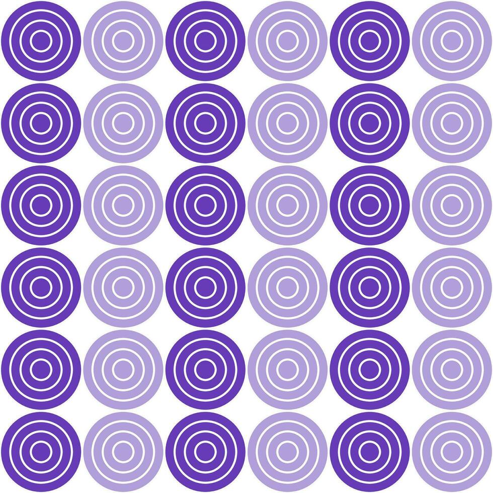 Purple circle pattern. Circle vector seamless pattern. Decorative element, wrapping paper, wall tiles, floor tiles, bathroom tiles.