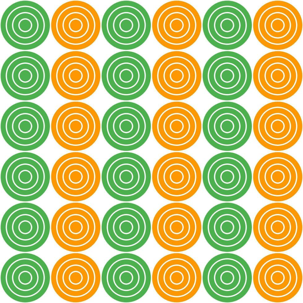 St. Patrick's day circle pattern. Circle vector seamless pattern. Decorative element, wrapping paper, wall tiles, floor tiles, bathroom tiles.