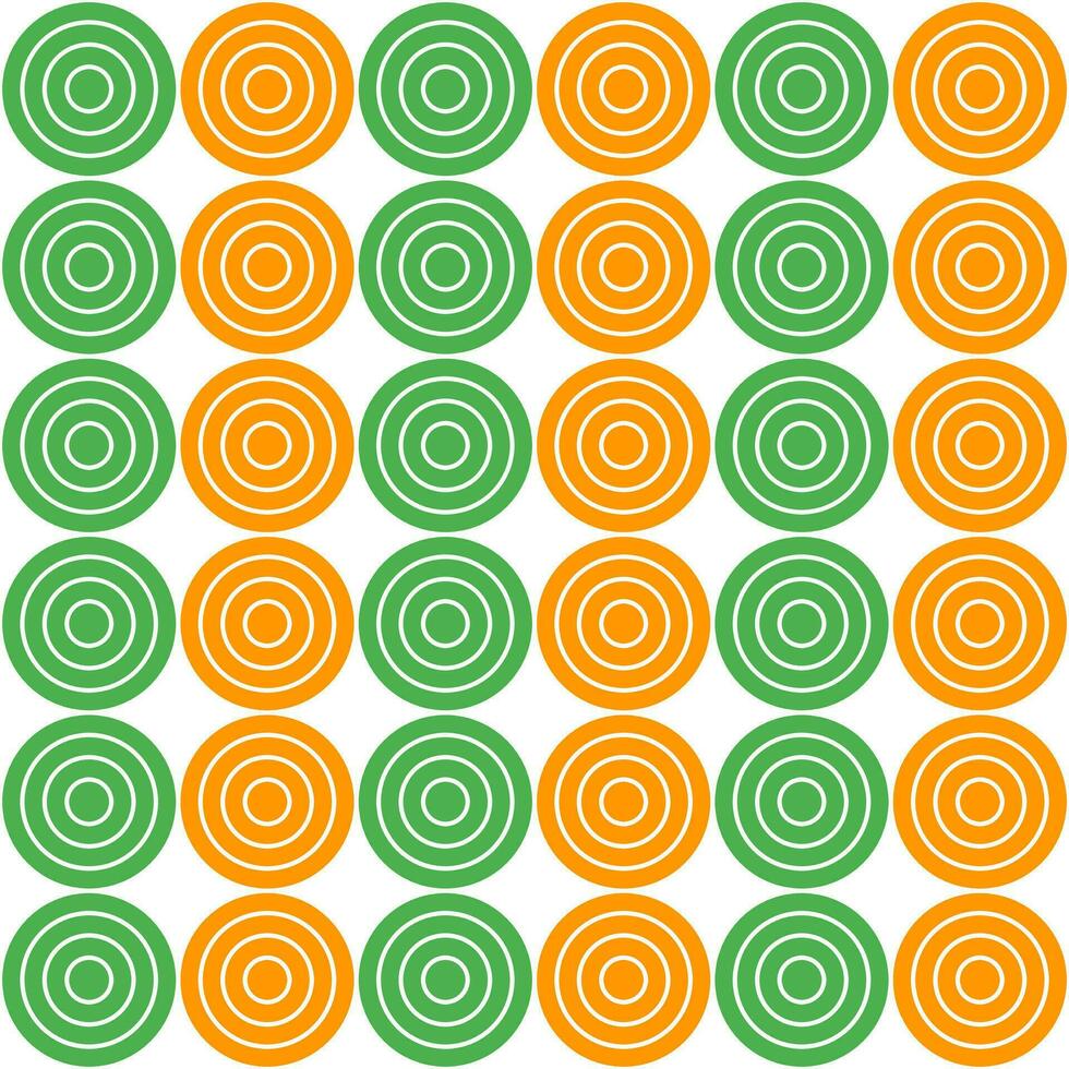 St. Patrick's day circle pattern. Circle vector seamless pattern. Decorative element, wrapping paper, wall tiles, floor tiles, bathroom tiles.