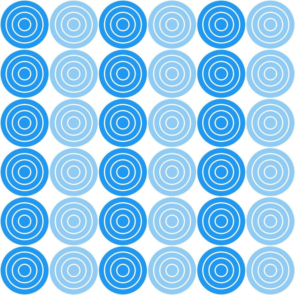 Blue circle pattern. Circle vector seamless pattern. Decorative element, wrapping paper, wall tiles, floor tiles, bathroom tiles.