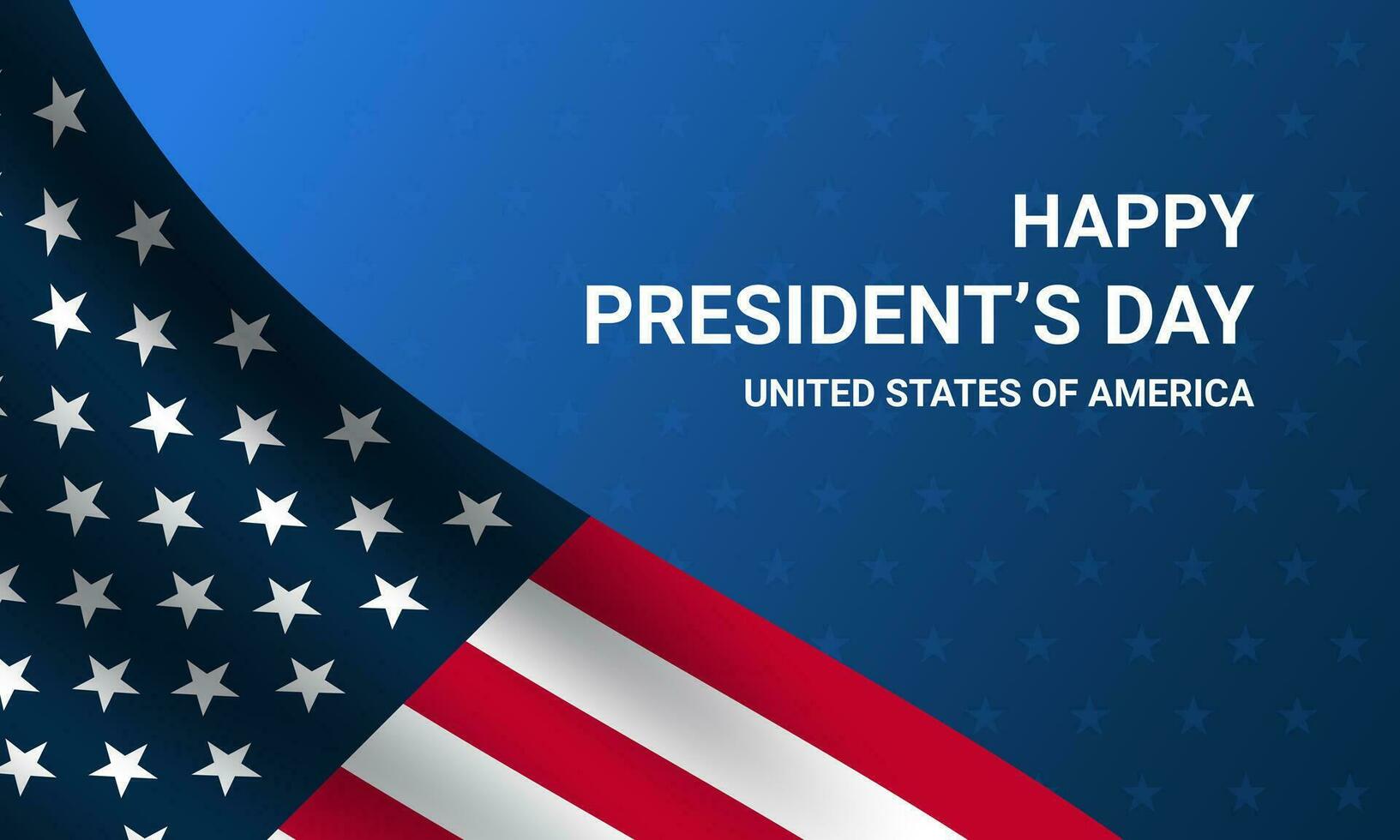 President's Day Background Design. vector