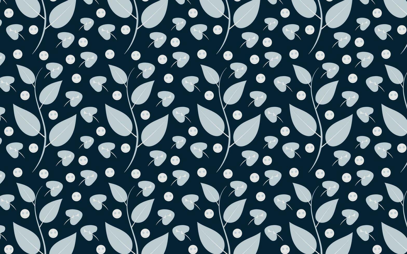 Botanical pattern and background  vector design
