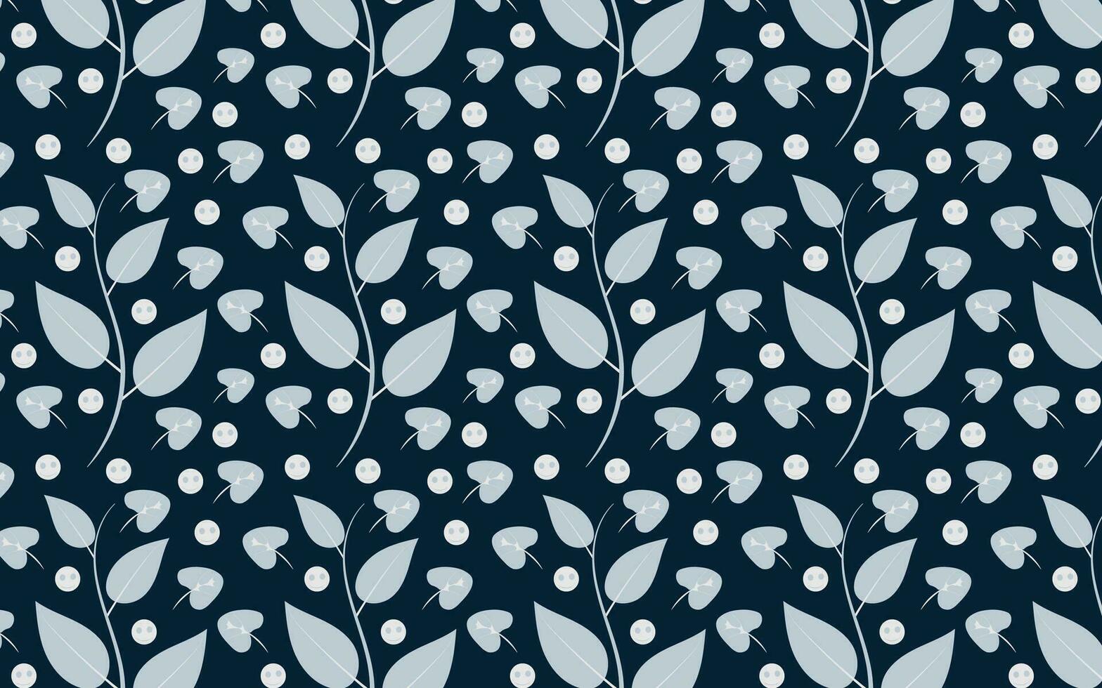 Botanical pattern and background  vector design