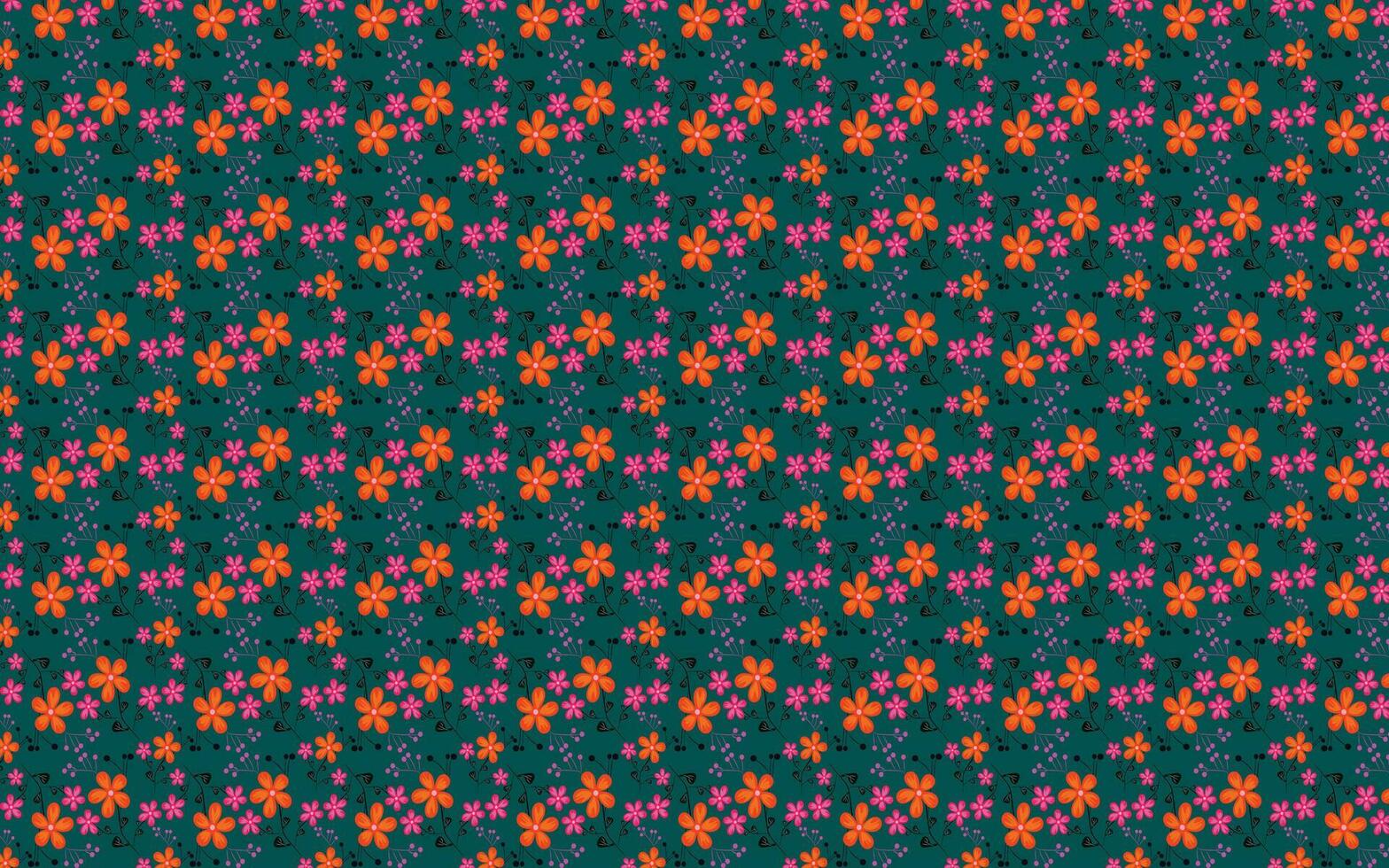 Modern floral pattern and background  vector design