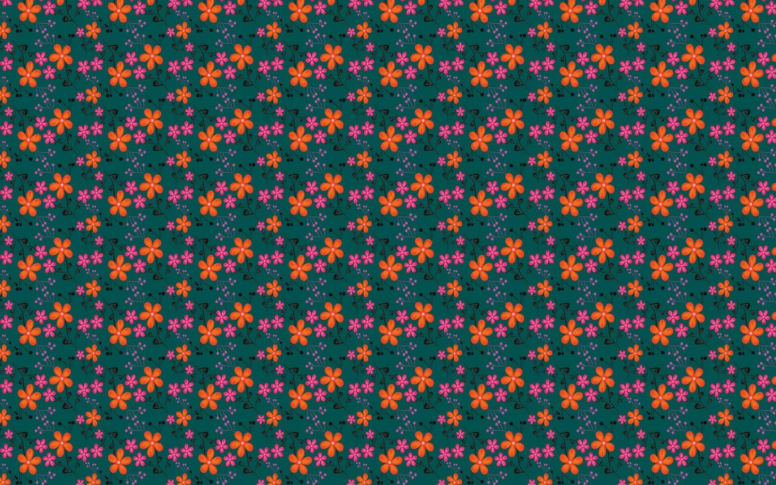 Modern floral pattern and background  vector design