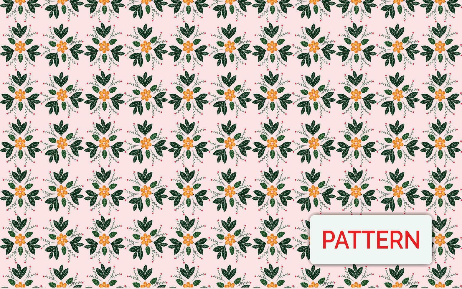 Beautiful floral pattern and background vector design