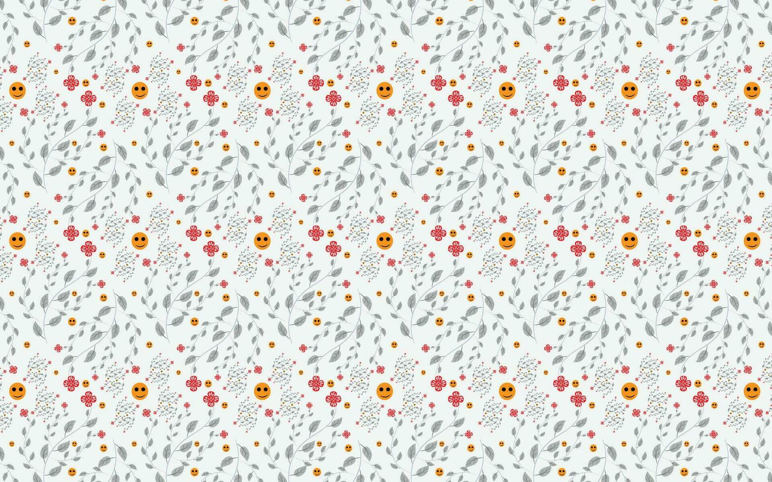 Wildflower pattern transparent background vector design