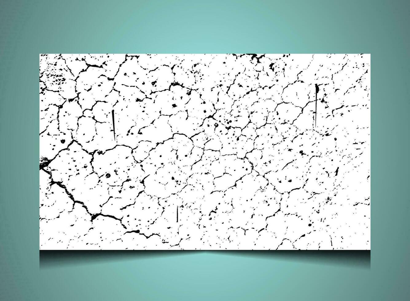 a white paper with cracks on it on a blue gradient background, abstract grungy effect, textile background gold texture terrazzo background grunge background pattern vector