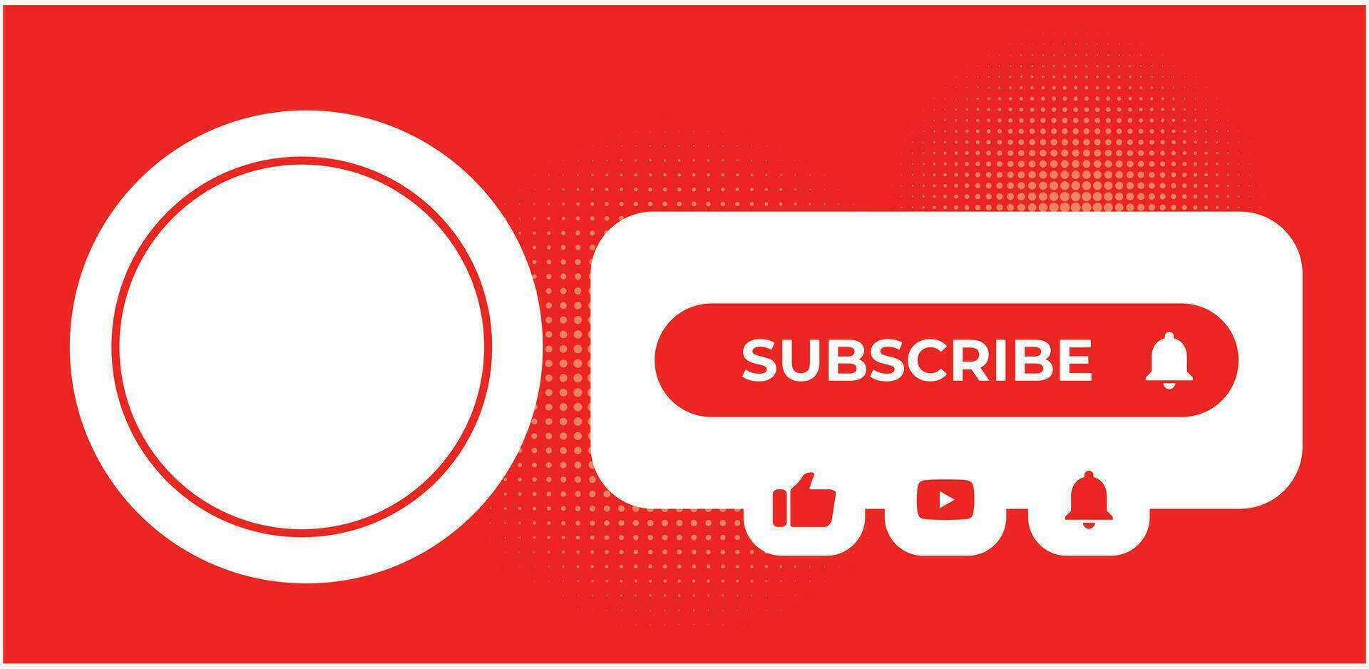 Youtube Geometric Modern Cover. Social Media Profile Header Banner. Banner download, thumbnail, marker, template, kit, branding, thumbnail. vector