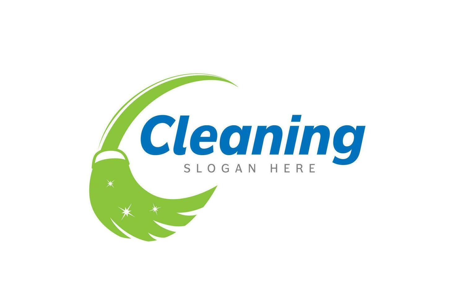 Cleaning service logo design template vector. Suitable logo for cleaning service and window cleaner company vector