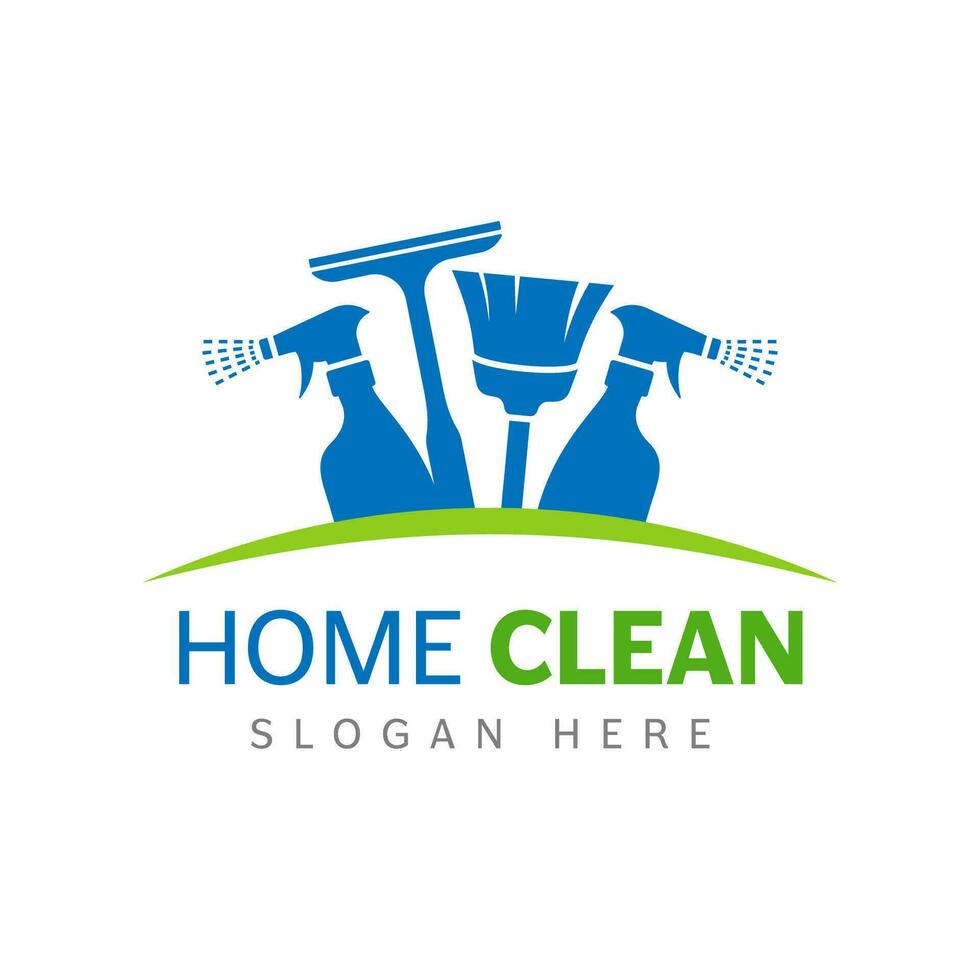 Cleaning service logo design template vector. Suitable logo for cleaning service and window cleaner company vector