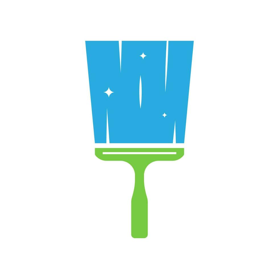 Wiper squeegee vector illustration. Cleaning logo design