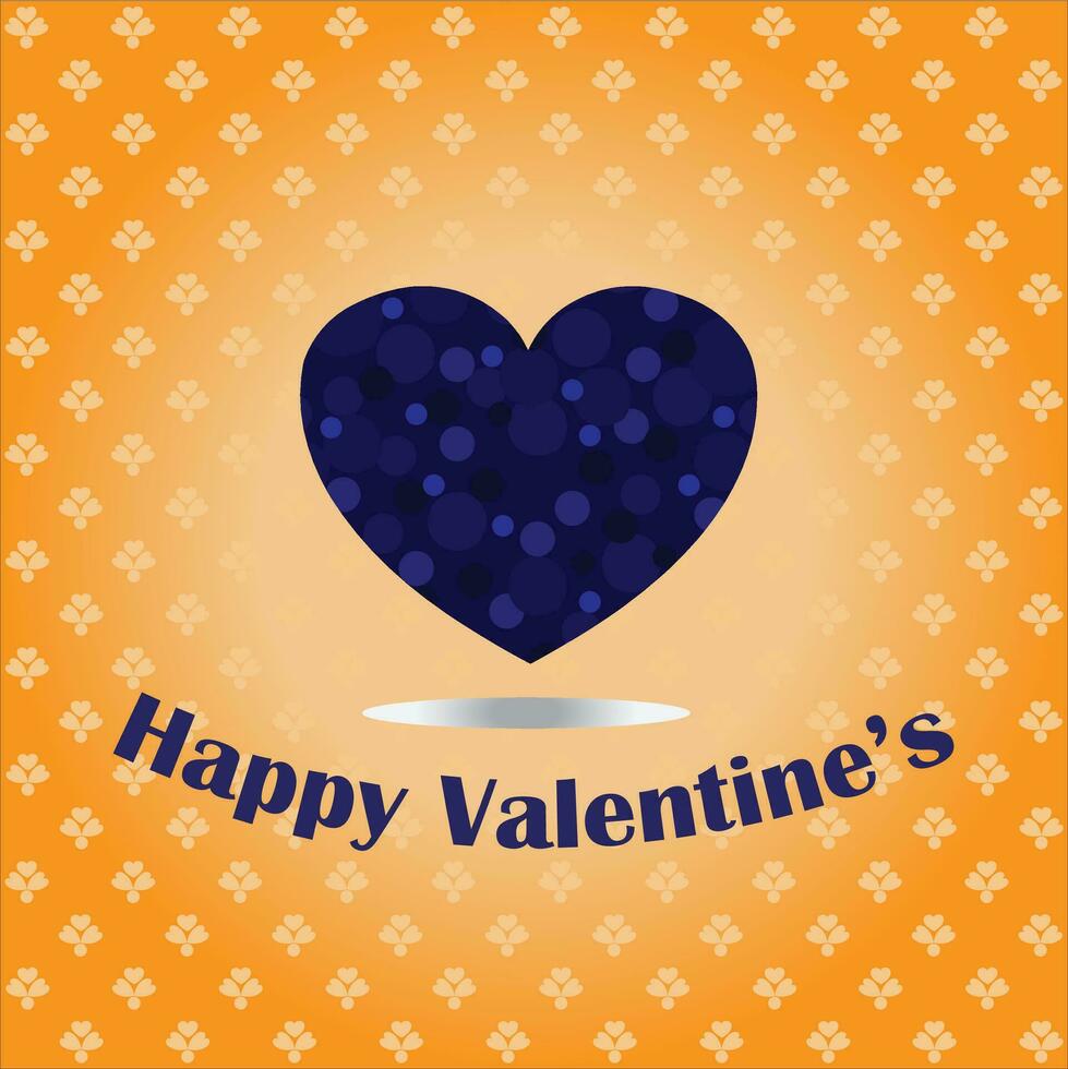 Free vector valentine blue heart design.