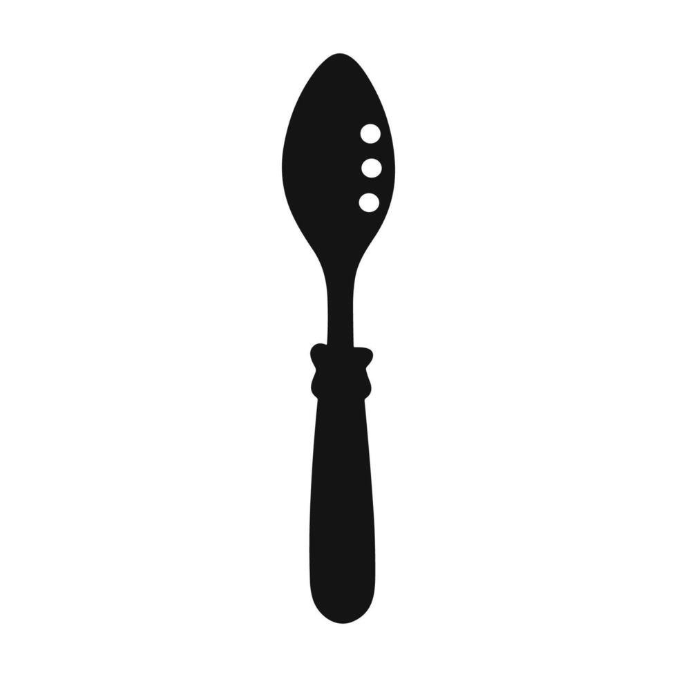 Kitchen tools silhouette, Kitchen utensils silhouette-Vector Silhouette. vector