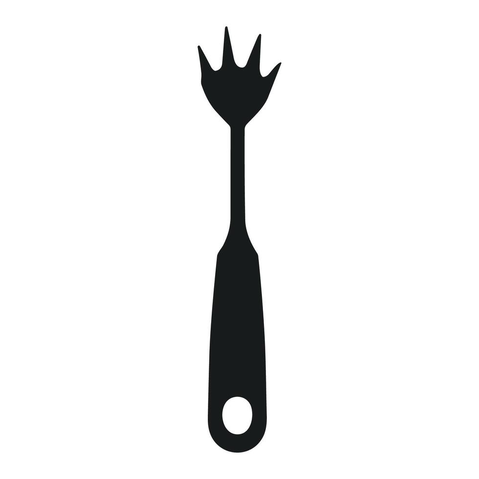 cocina herramientas silueta, cocina utensilios silueta-vector silueta. vector