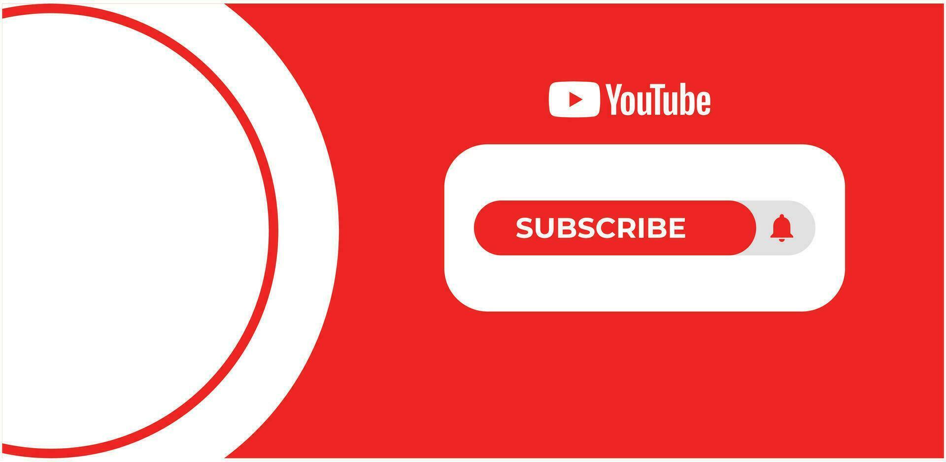 Youtube Geometric Modern Cover. Social Media Profile Header Banner. Banner download, thumbnail, marker, template, kit, branding, thumbnail. vector
