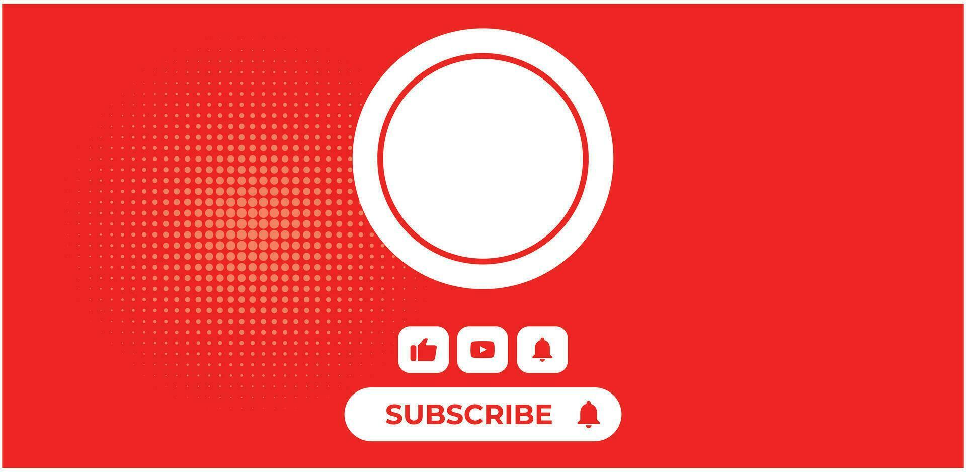 Youtube Geometric Modern Cover. Social Media Profile Header Banner. Banner download, thumbnail, marker, template, kit, branding, thumbnail. vector