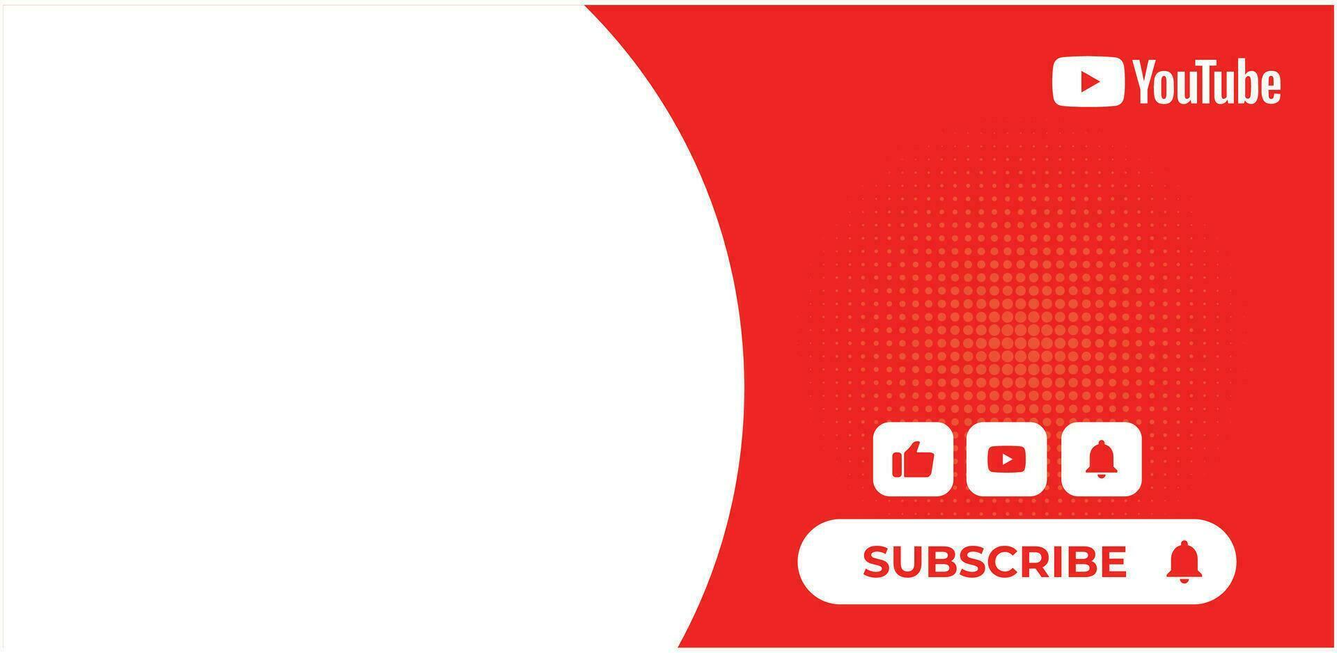 Youtube Geometric Modern Cover. Social Media Profile Header Banner. Banner download, thumbnail, marker, template, kit, branding, thumbnail. vector
