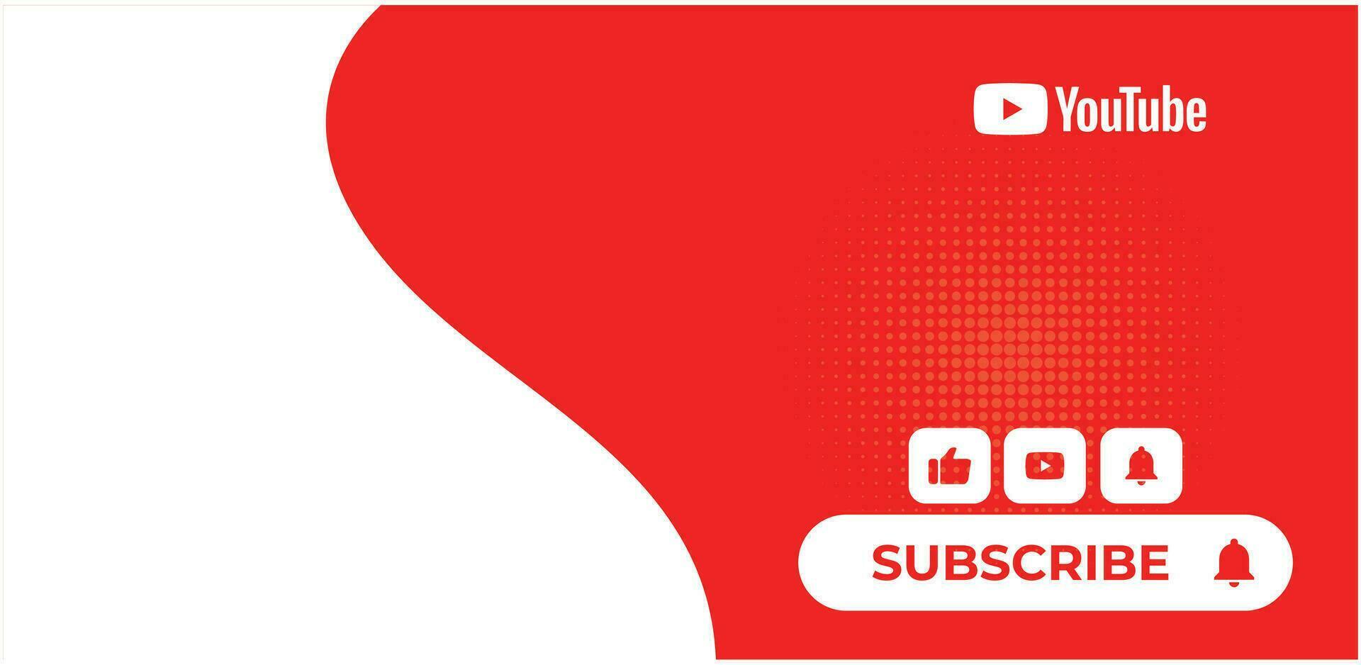Youtube Geometric Modern Cover. Social Media Profile Header Banner. Banner download, thumbnail, marker, template, kit, branding, thumbnail. vector