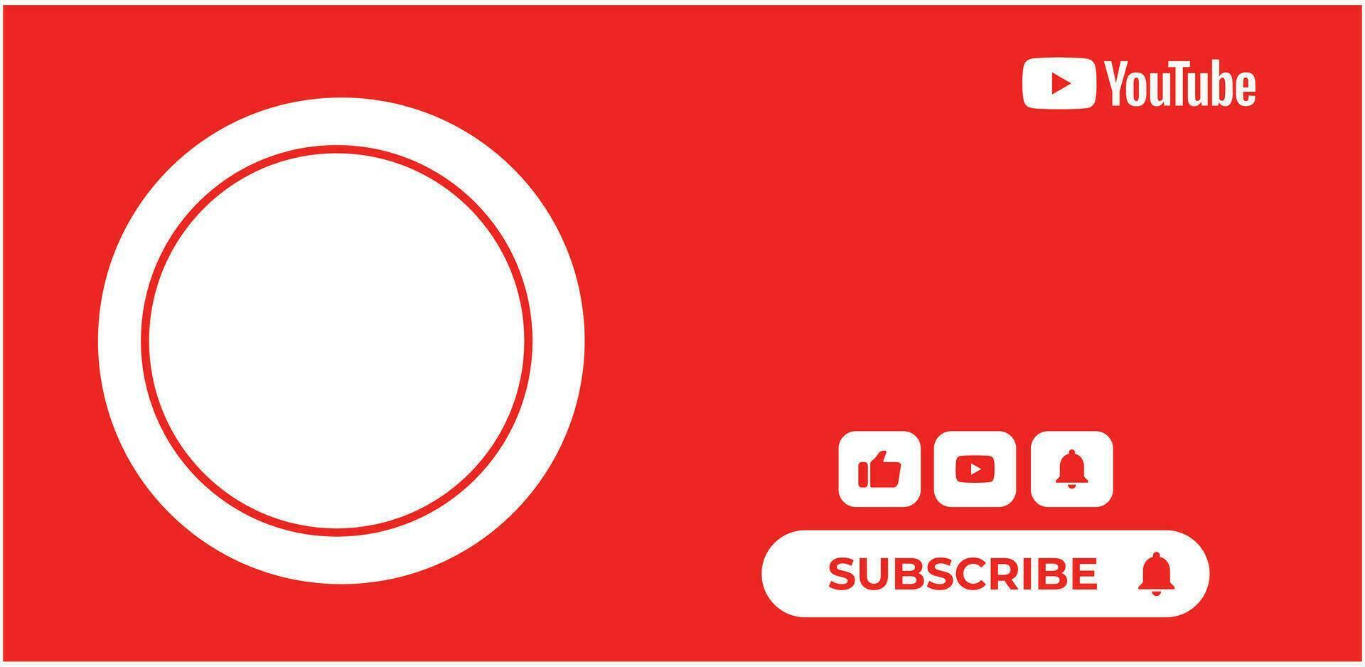 Youtube Geometric Modern Cover. Social Media Profile Header Banner. Banner download, thumbnail, marker, template, kit, branding, thumbnail. vector