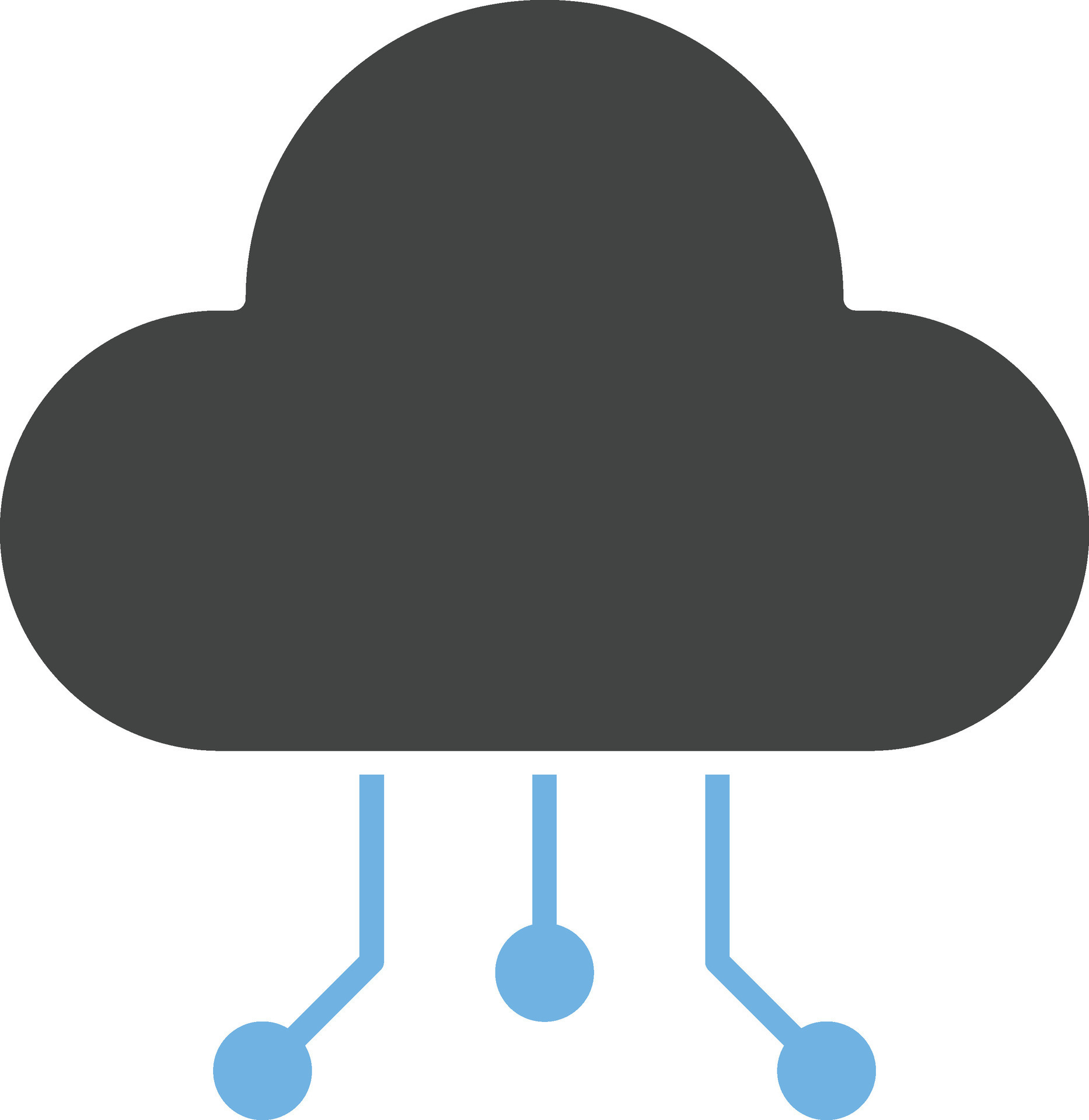 Cloud Data Distribution icon vector image. 36318857 Vector Art at Vecteezy