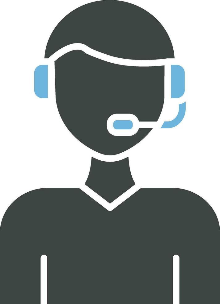Commentator icon vector image.