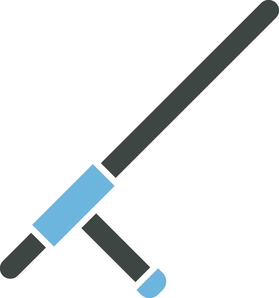 tonfa icono vector imagen.